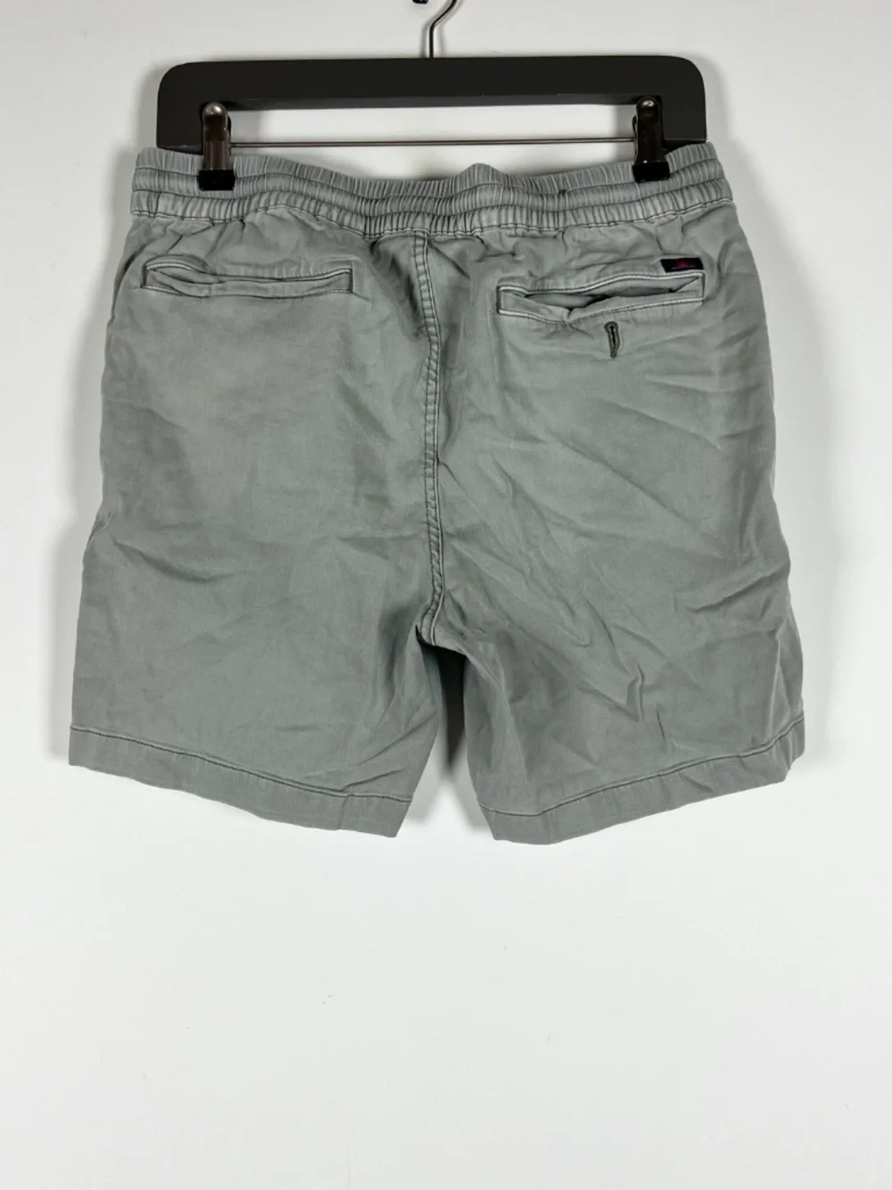 Faherty Men's Essential Linen Organic Cotton Modal Pull On Casual Shorts Gray M